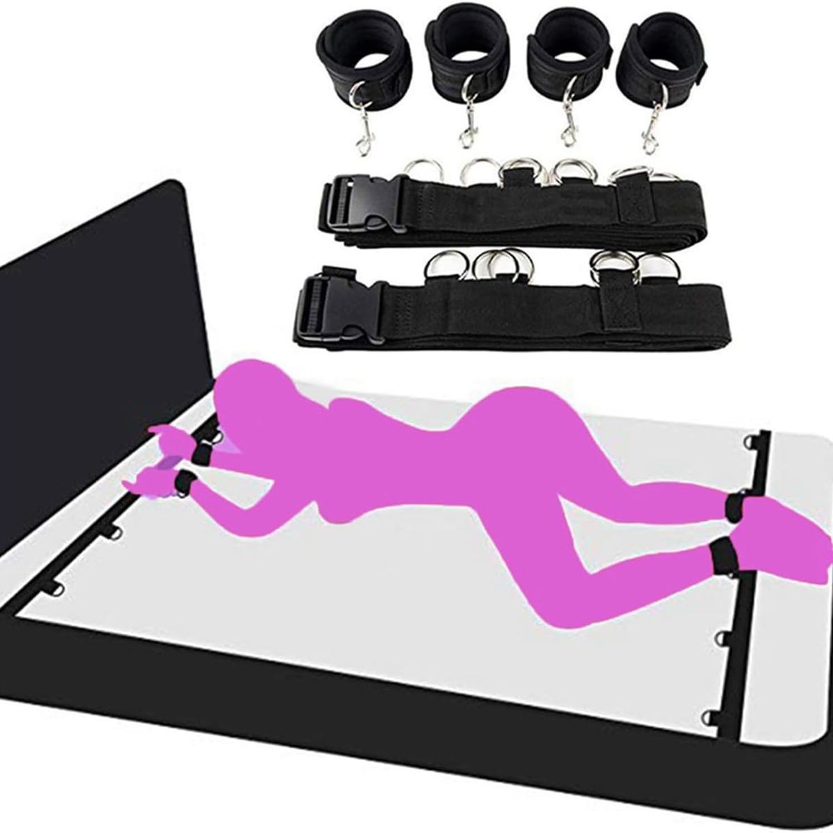 DR PINKY - Arnés Bondage Bdsm Sado Kit Esclavízame en la Cama