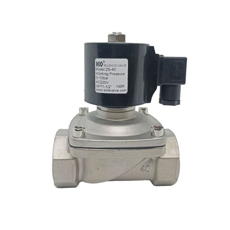 GENERICO - Valvula Solenoide de acero inoxidable DN40
