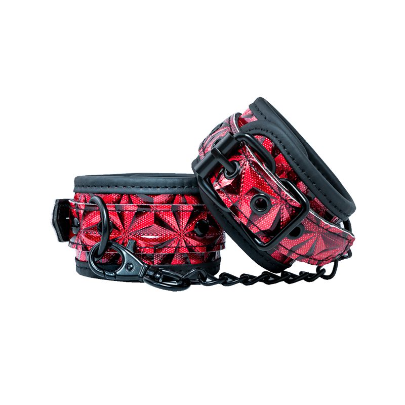 DR PINKY - Esposas Rojas Grilletes Bondage BDSM Juego Parejas Sumision Dominacion