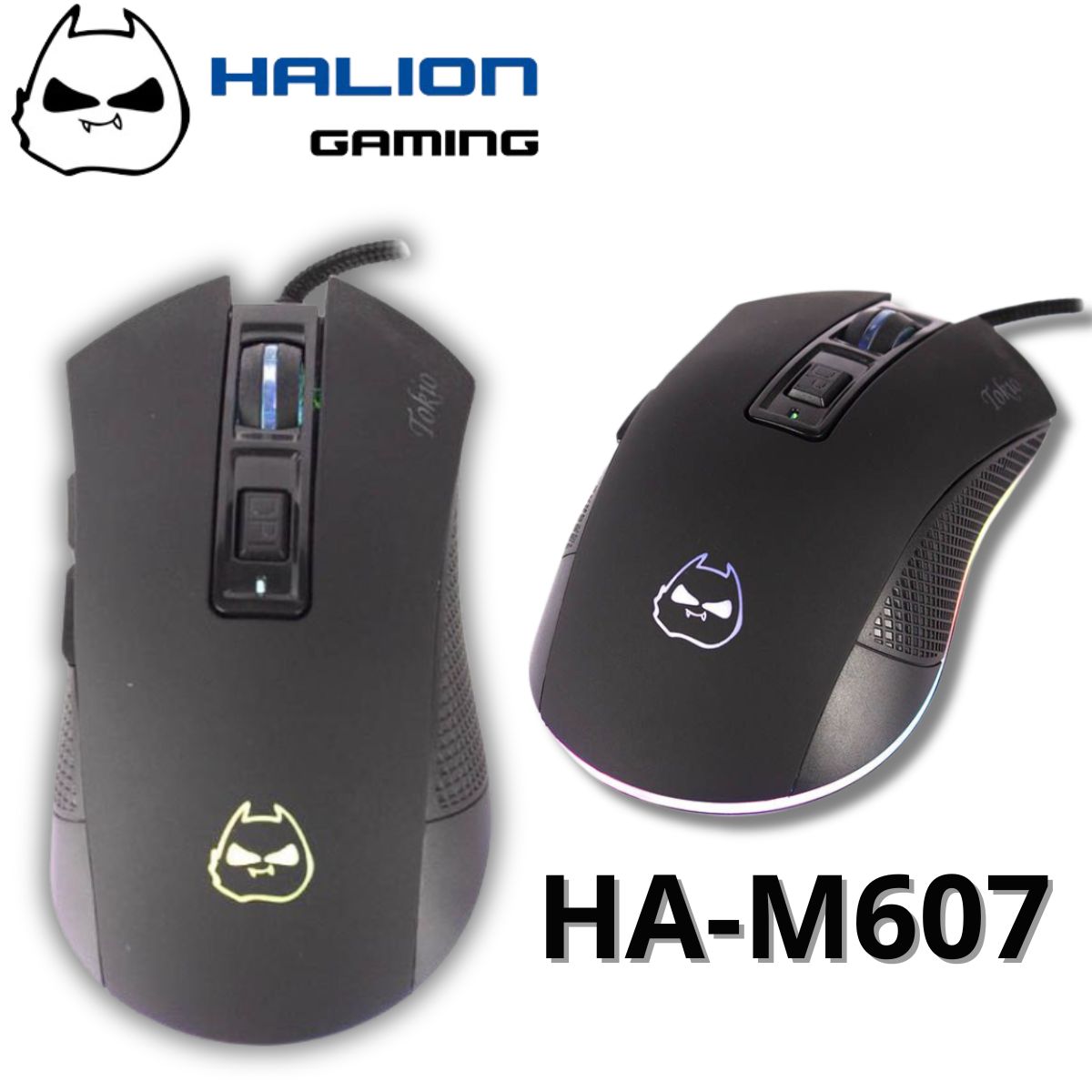HALION - MOUSE GAMER HALION TOKIO HA-M607 RGB 6B