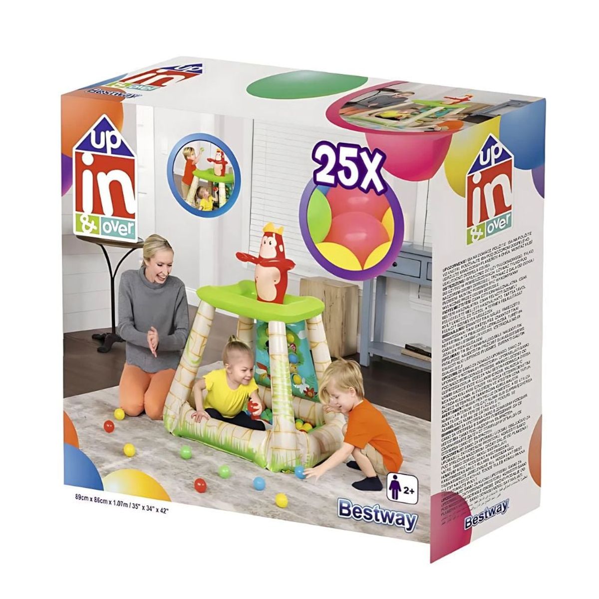 BESTWAY - Piscina Jungla inflable Con Pelotas Infantil Bestway