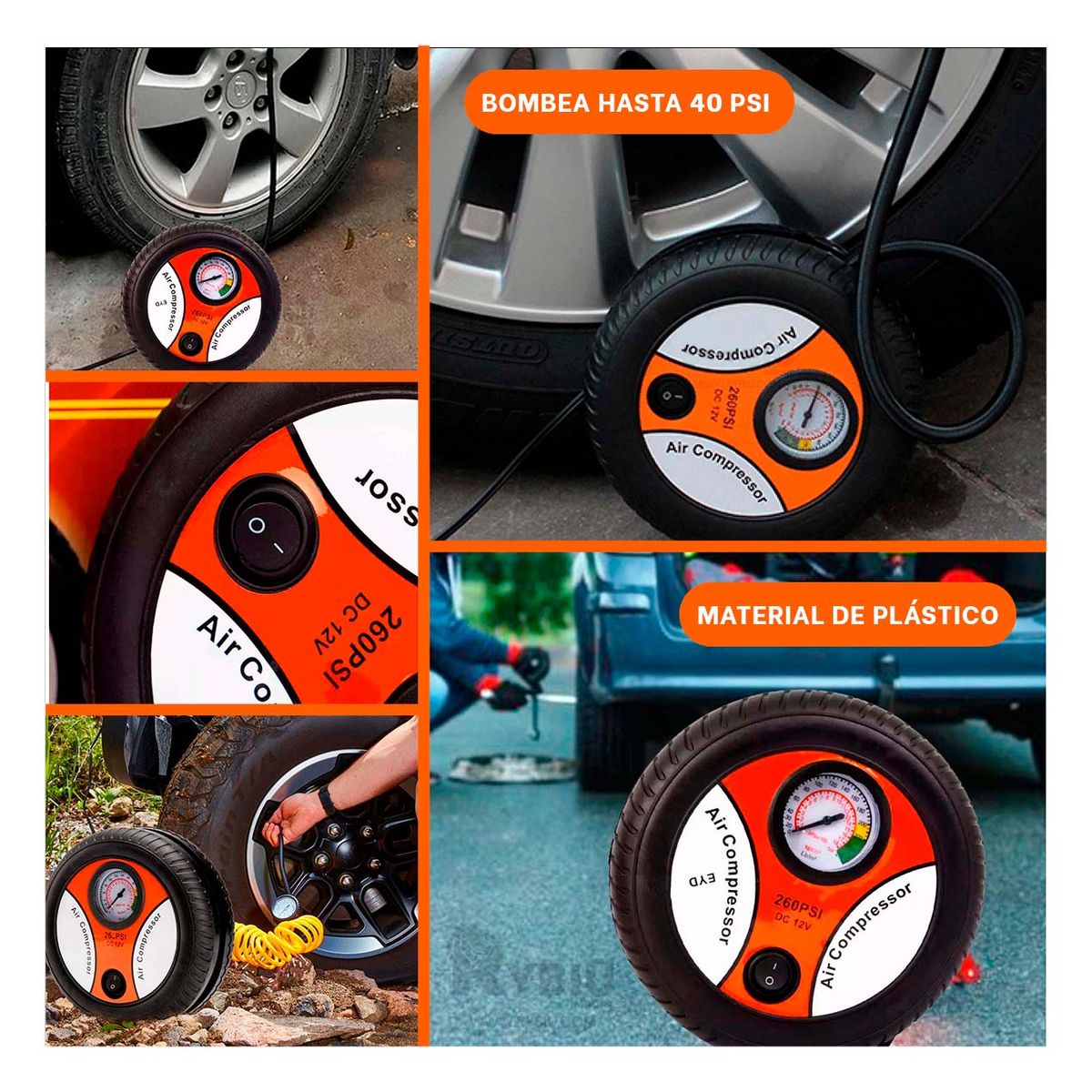 GENERICO - Prensa Compacta en Color Negro DC12V Y+Gift MiniAgenda