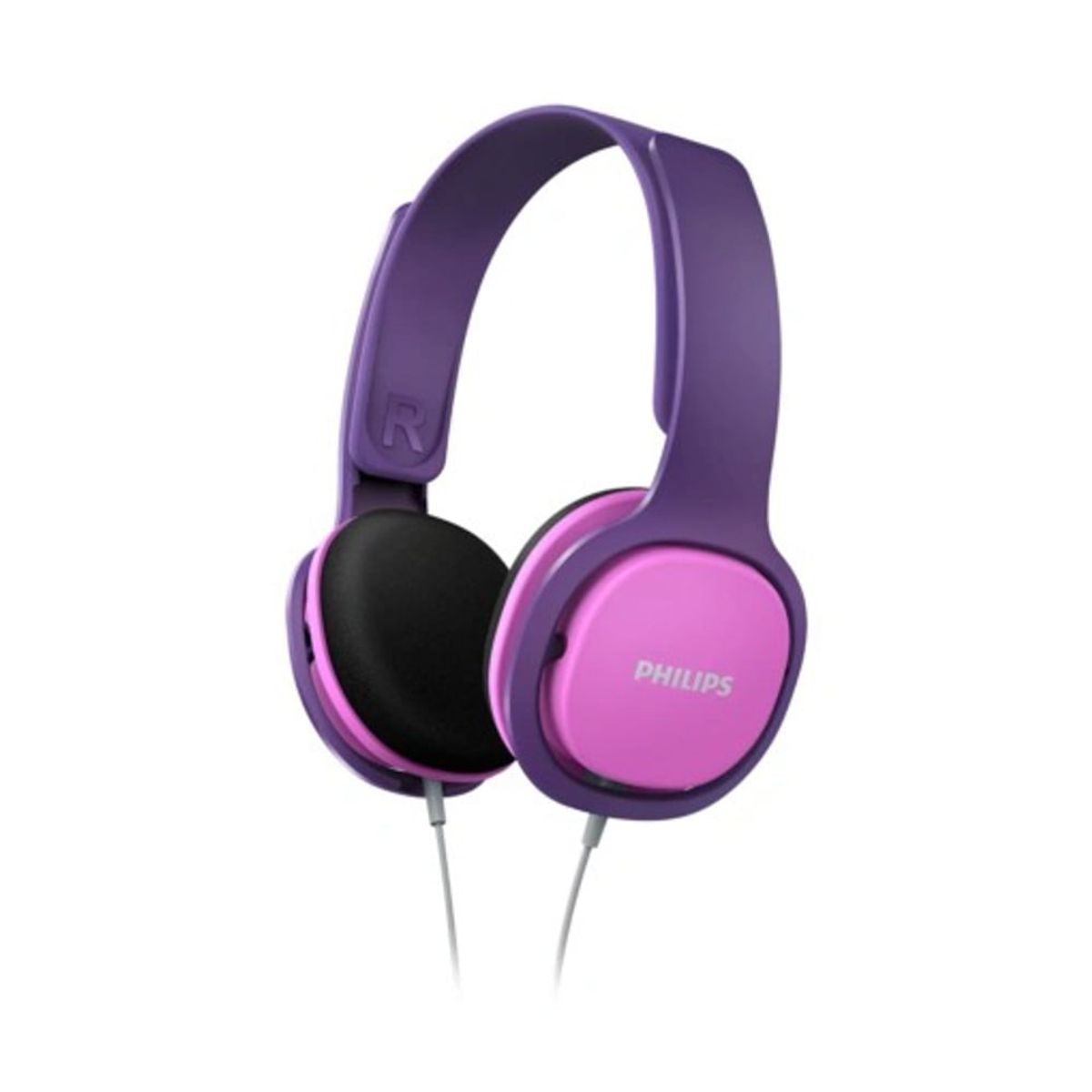 PHILIPS - AUDÍFONOS PARA NIÑOS PHILIPS SHK2000PK FUSCIA CON LILA