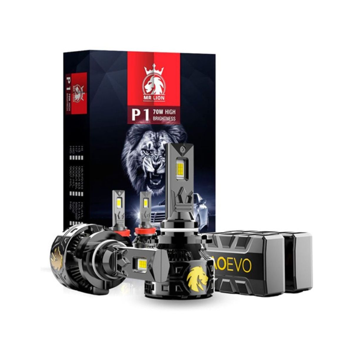 NAOEVO - Foco Led P1 Canbus H4 16800LM