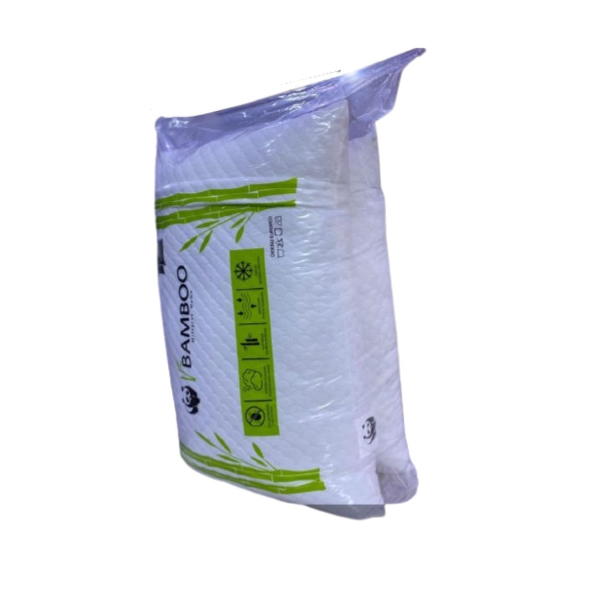 DISEÑO ORIGINAL - SET DE 2 ALMOHADAS GEMELAS BAMBOO 45x65cm.