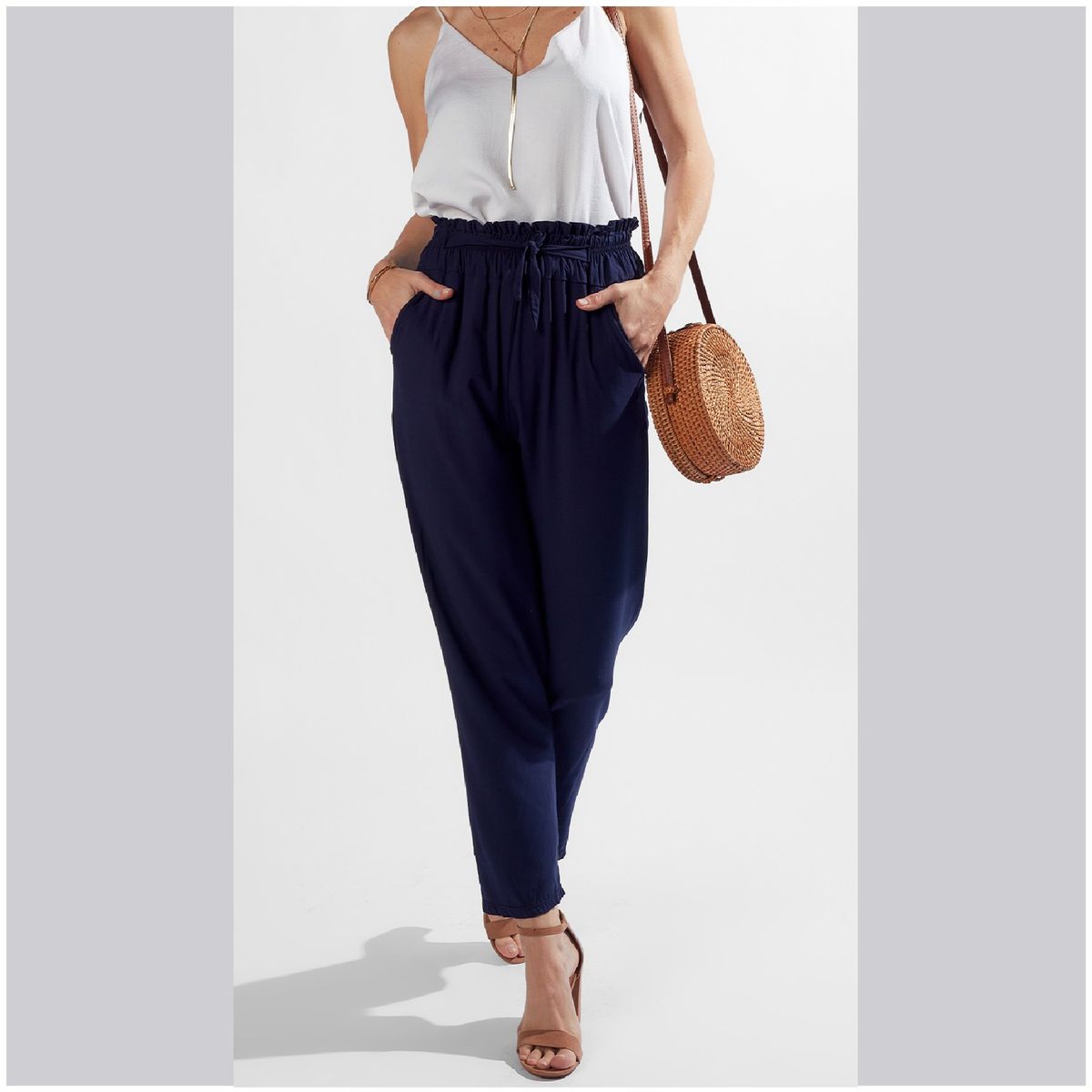 SOLO LEGGINGS - Pantalon Casual Chalis primavera verano Solo Basics