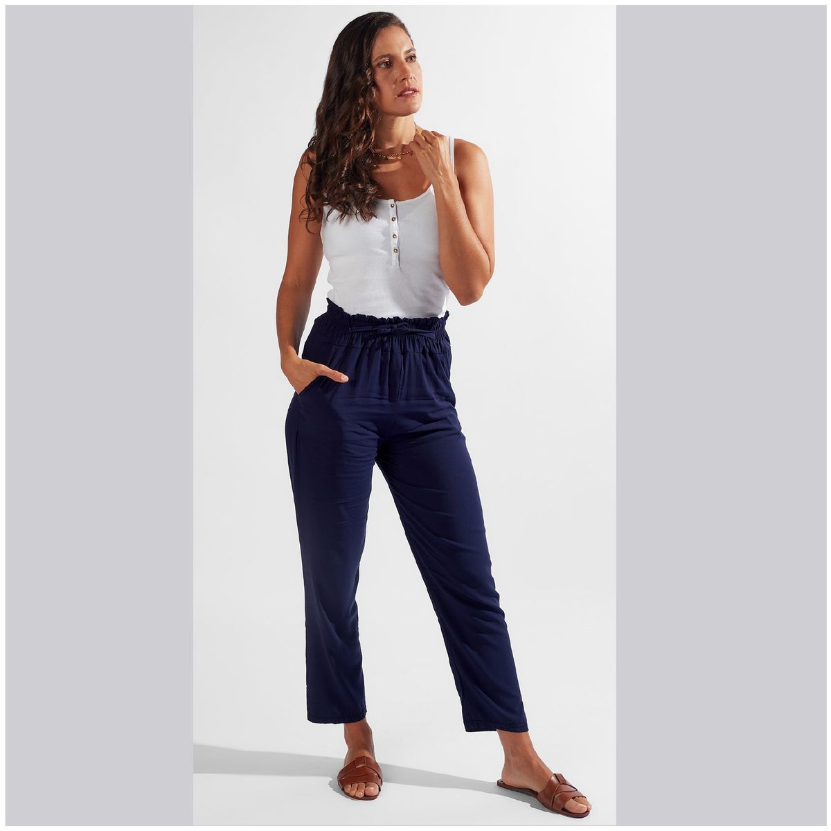 SOLO LEGGINGS - Pantalon Casual Chalis primavera verano Solo Basics