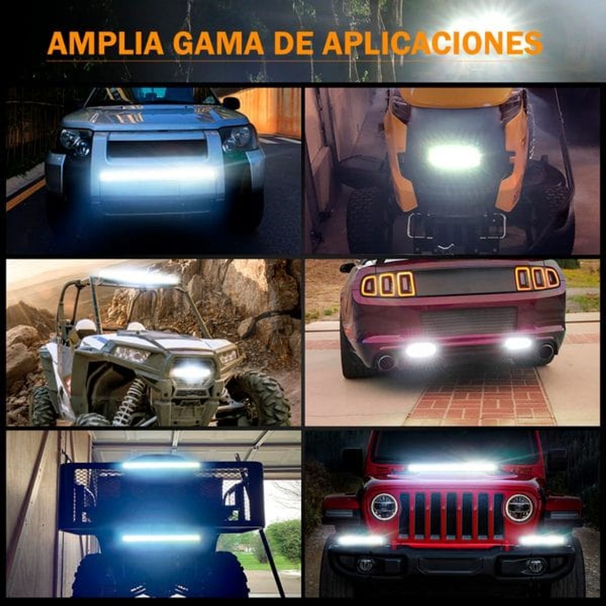 NAOEVO - Barra LED Slim 13” 12000LM NAOEVO