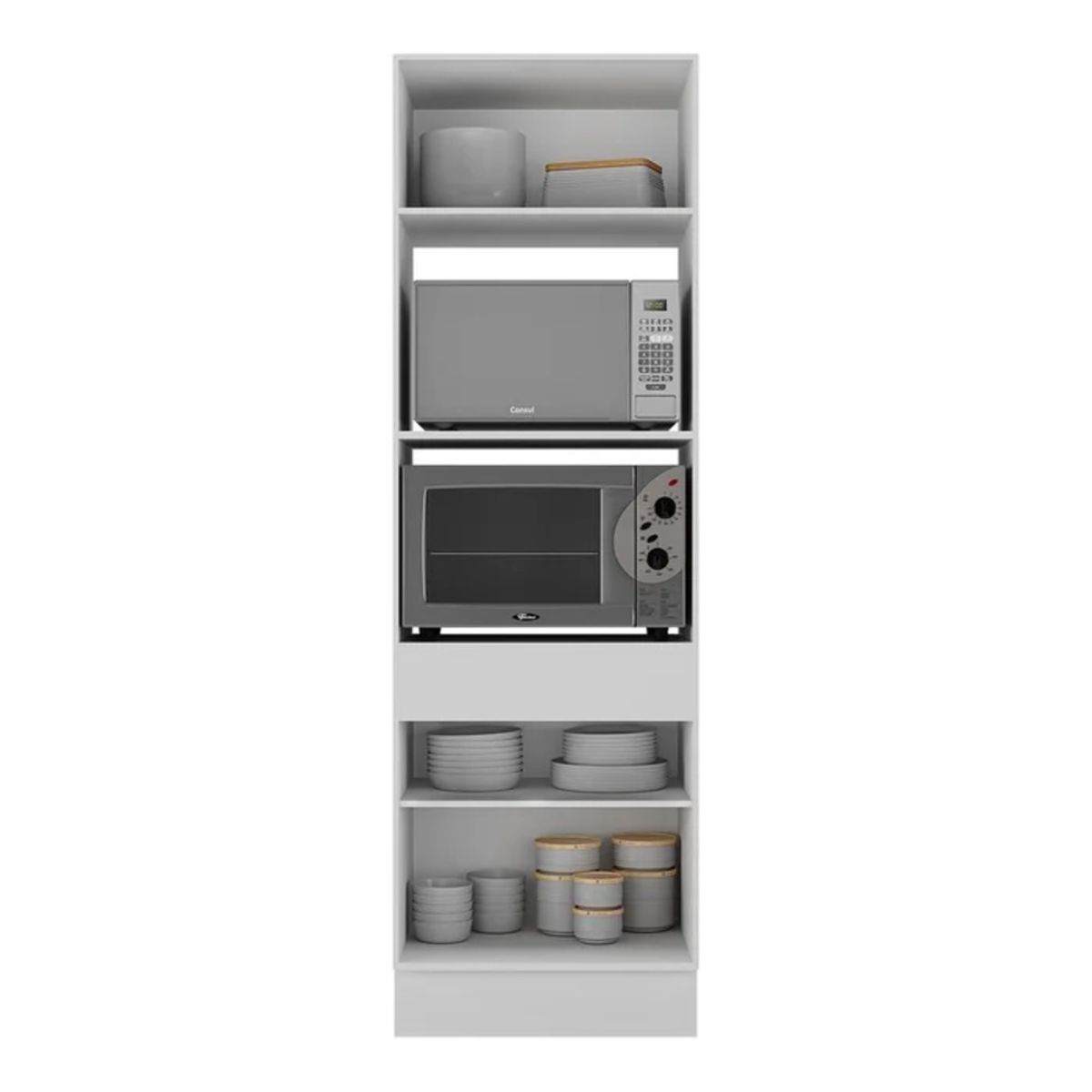 GENERICO - Mueble de Microondas Grek Blanco R&R MUEBLES