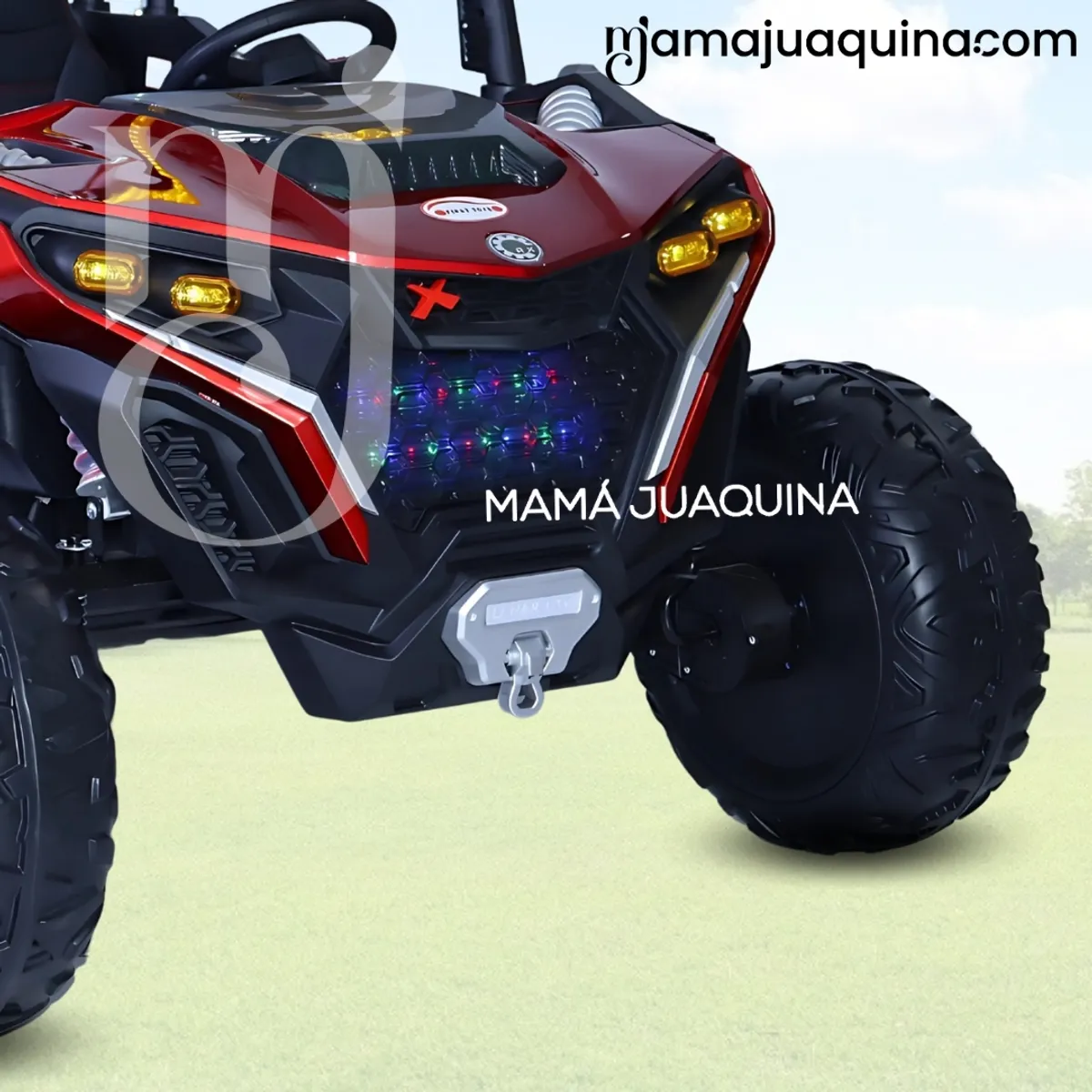 BEAUTIFUL - Carro a batería 4X4 «DAZIL» con Pantalla y Bluetooth Red