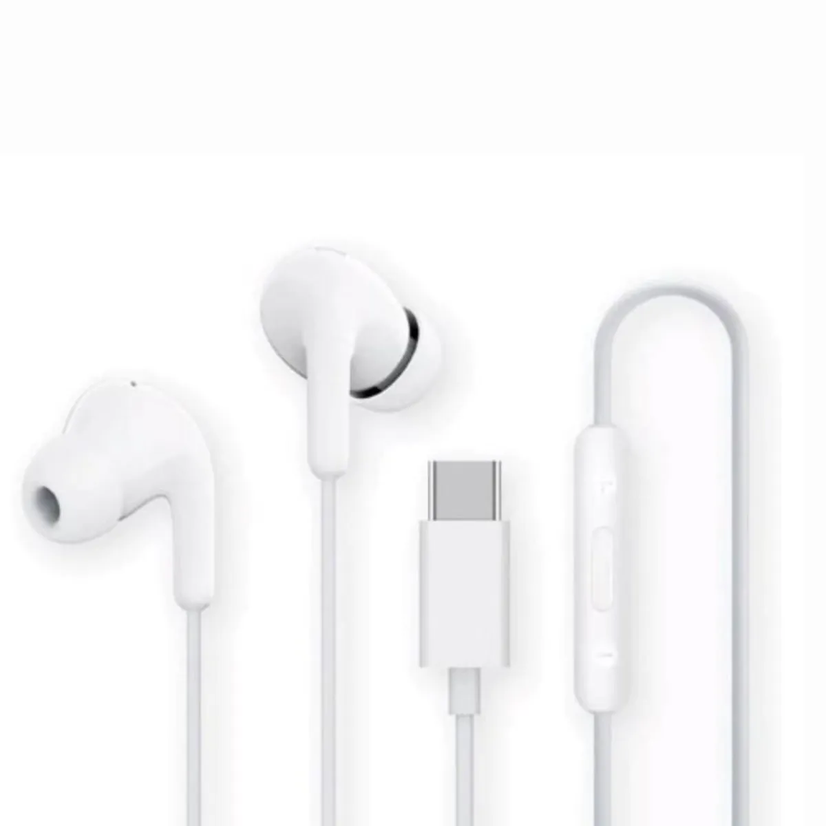XIAOMI - Audifono Xiaomi Tipo C Con Control de Volumen Blanco - Original