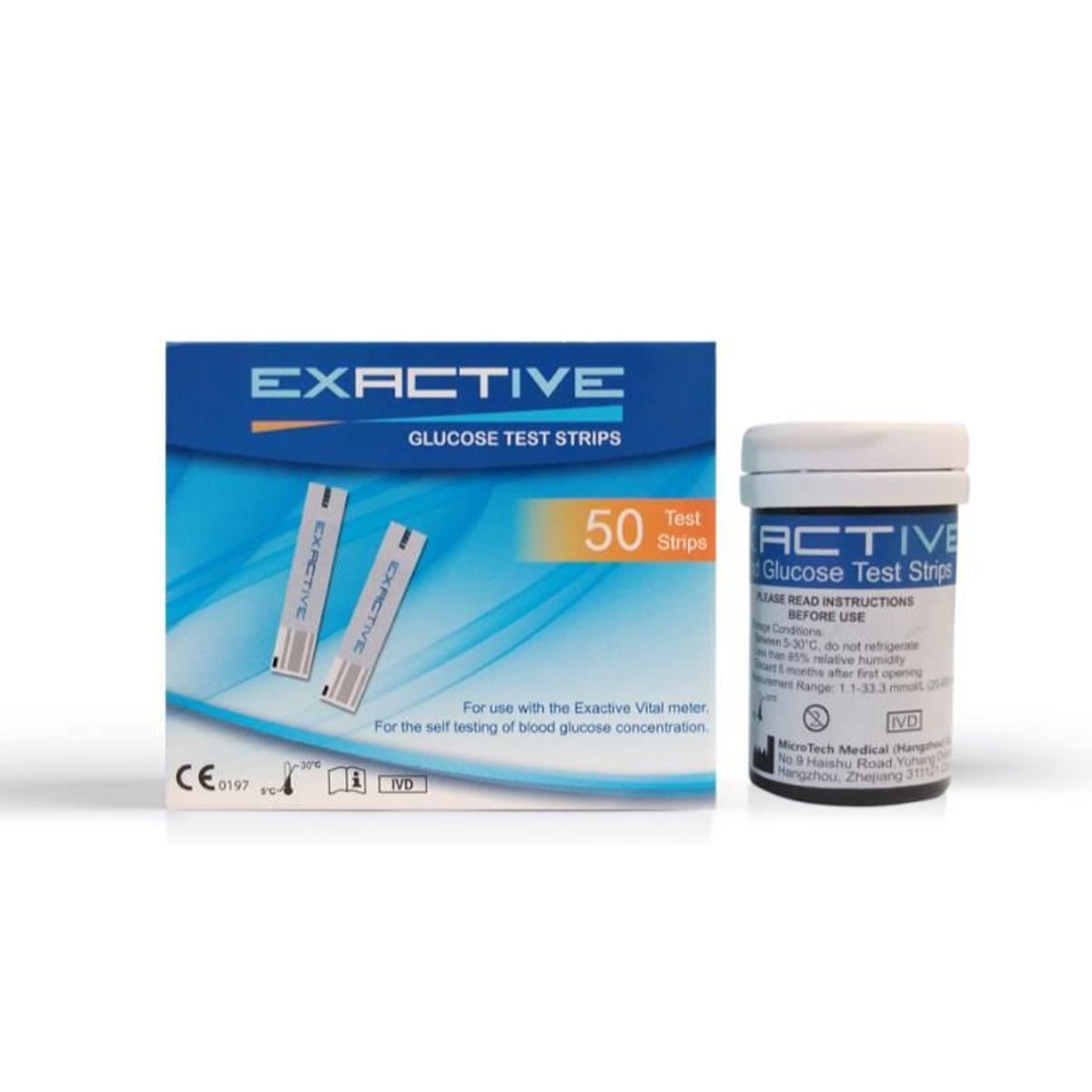 GENERICO - TIRAS EXACTIVE  X 50 UNIDADES