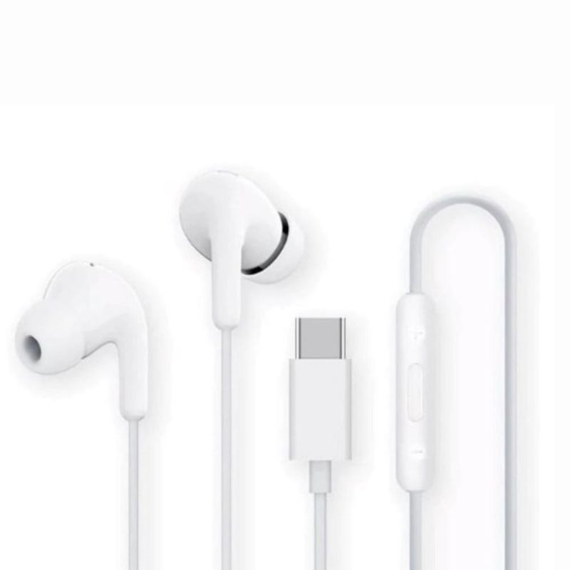 XIAOMI - Audifono Xiaomi Tipo C Con Control de Volumen Blanco Original