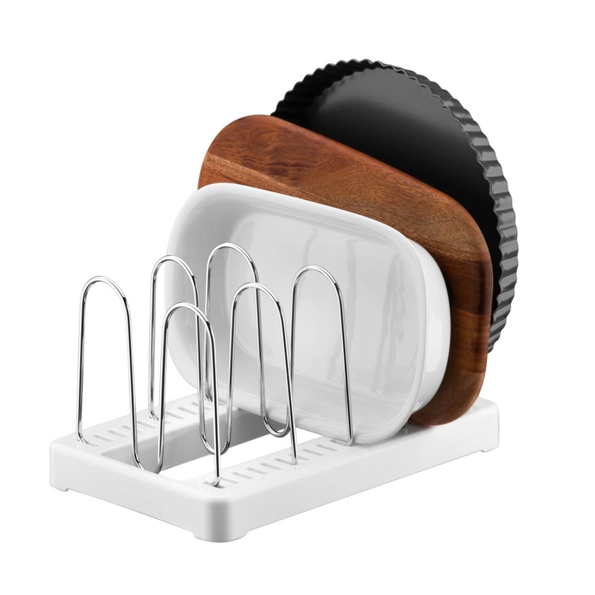 FUTURE - Organizador de moldes sartenes y tapas ajustable Organizare