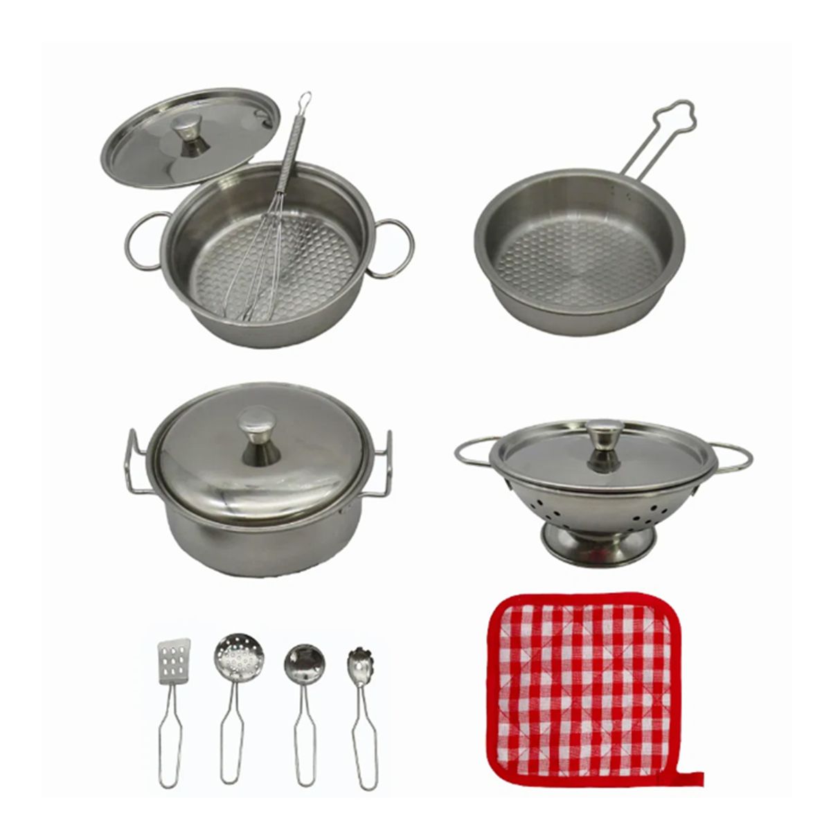GENERICO - Set de Juguete de Cocina Ollas para Niños 12 Pzas