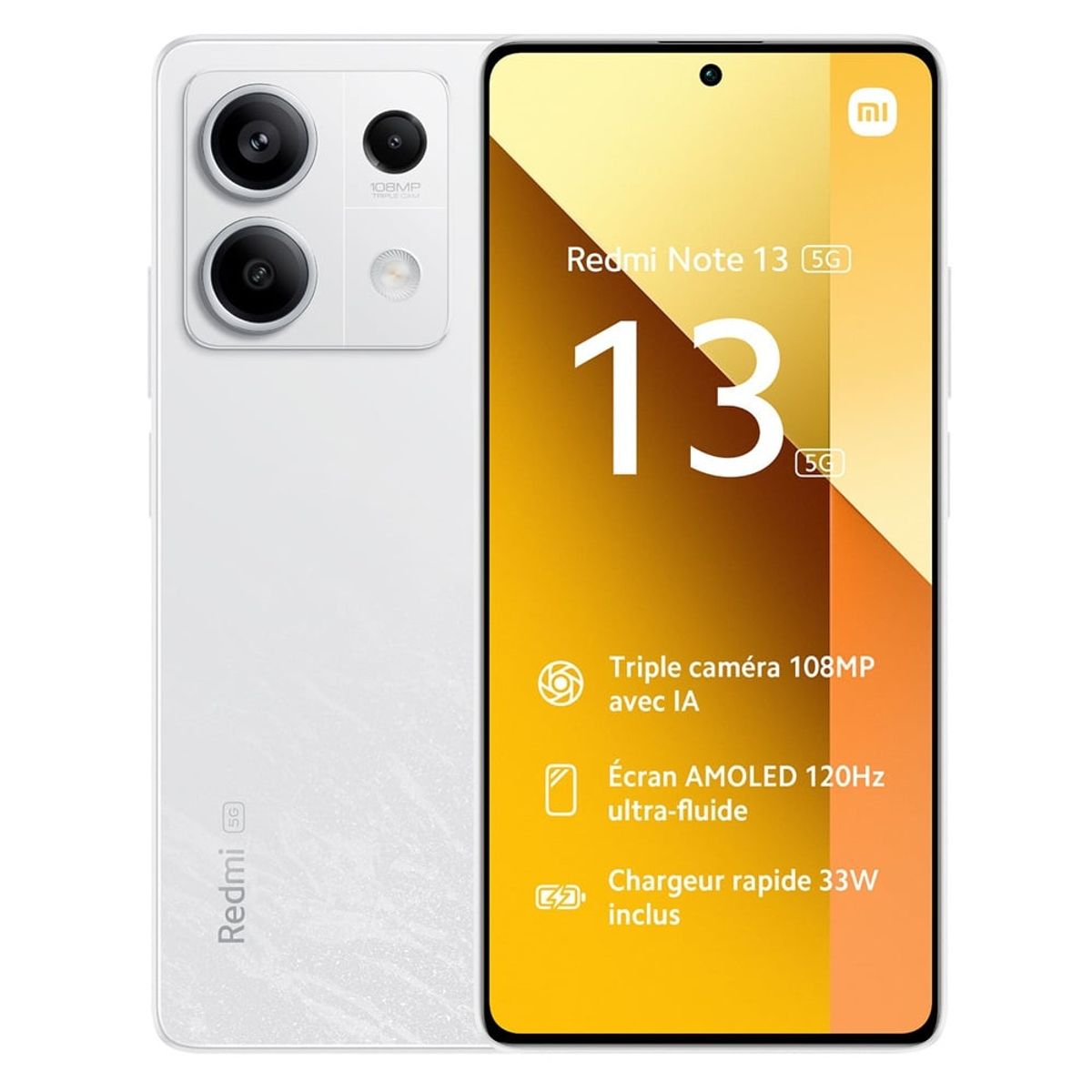 XIAOMI - Xiaomi Redmi Note 13 5G 256GB 8GB Blanco