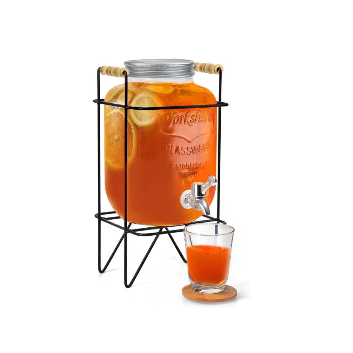 GENERICO - Dispensador de Bebidas   de 4 L rack negro