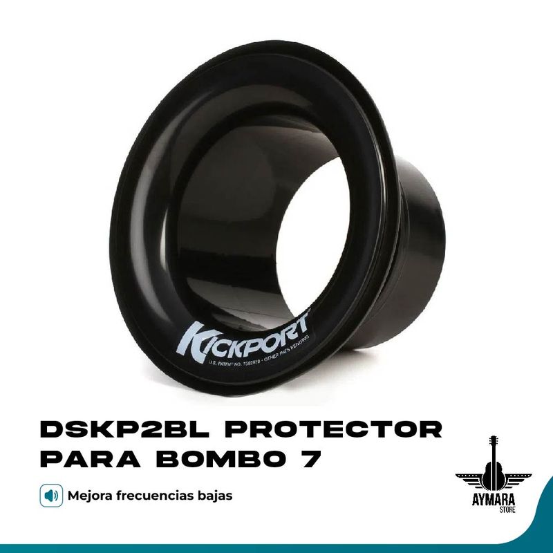 GENERICO - Kickport DSKP2BL - Protector para Bombo Negro 7