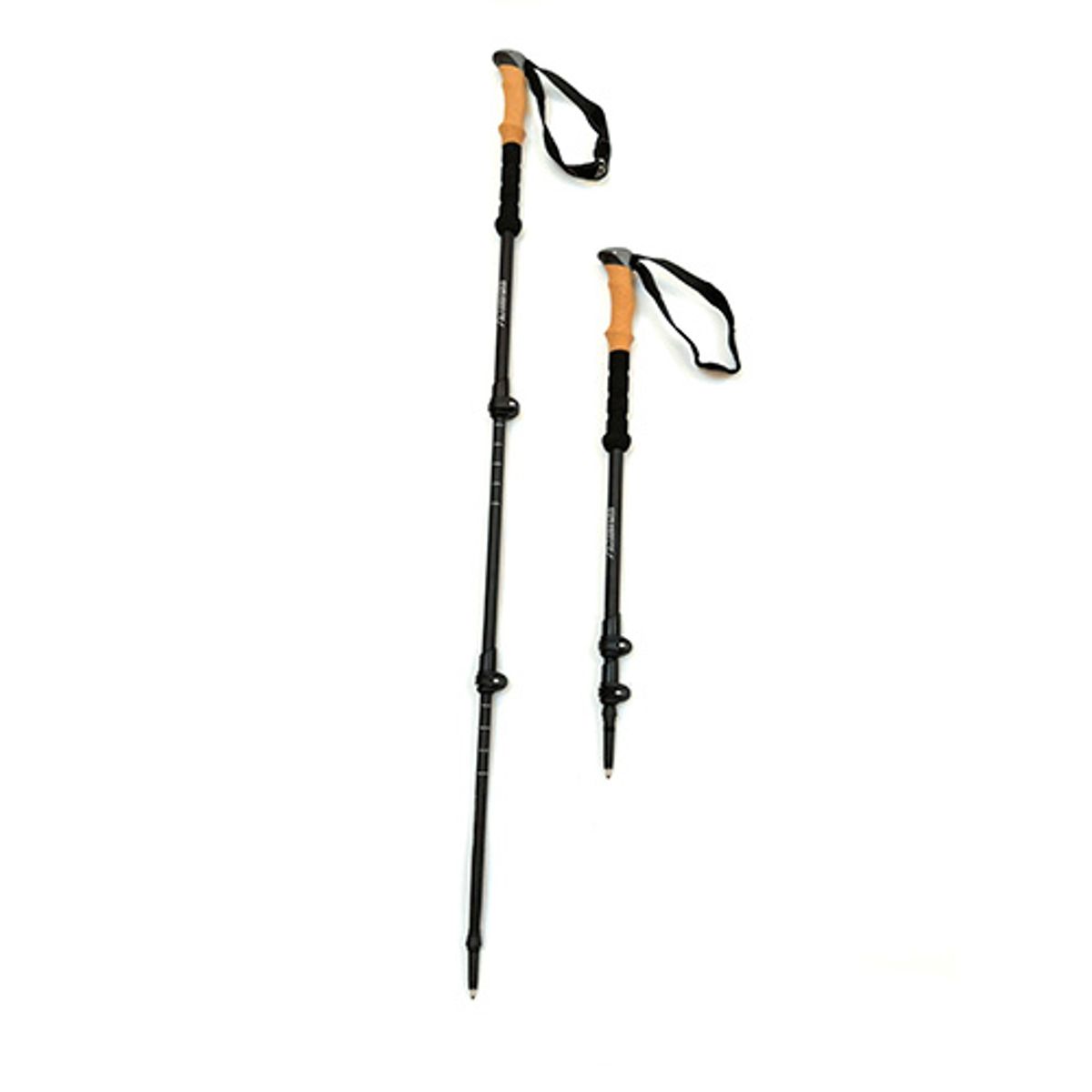 GENERICO - Baston De Trekking Mango De Corcho Aluminio Camping