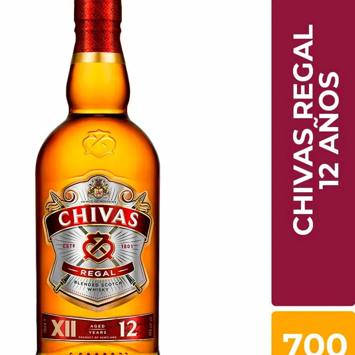 CHIVAS REGAL - Whisky Chivas Regal 12 años 700ml