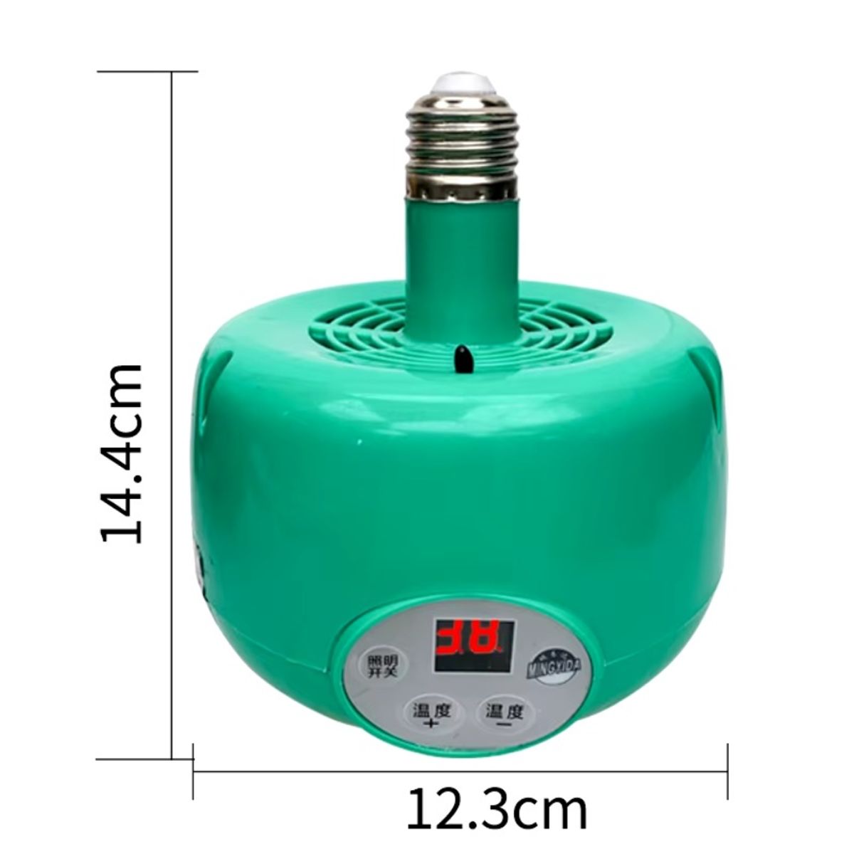GENERICO - Lámpara De Calefacción 300w Con Sensor Temperatura Aves Reptiles