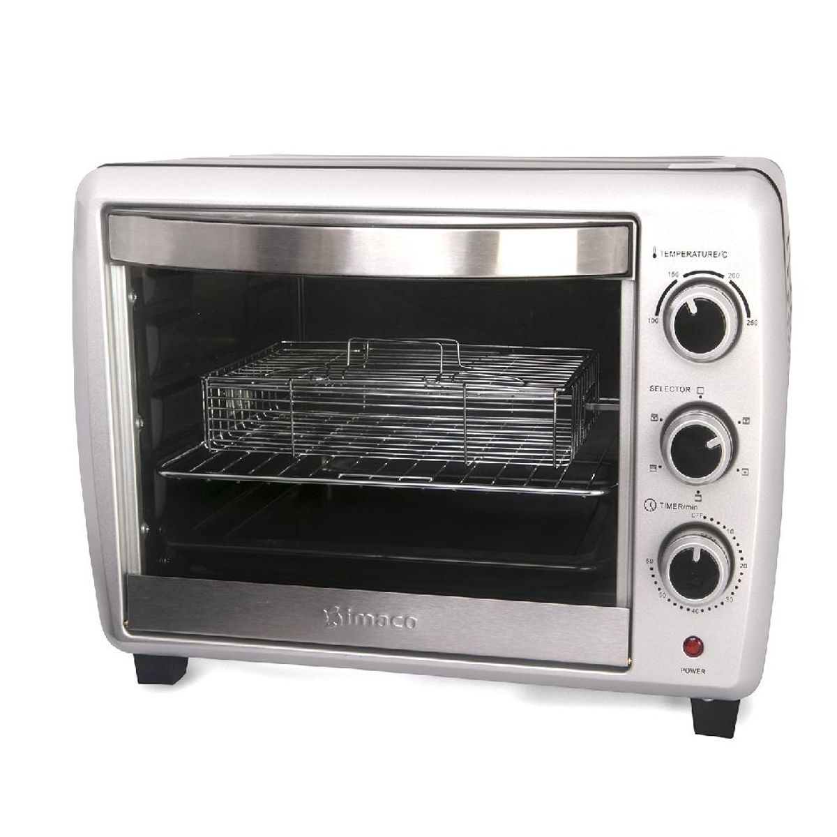 IMACO - Horno Eléctrico Rosticero Imaco 25L HEB25R SILVER
