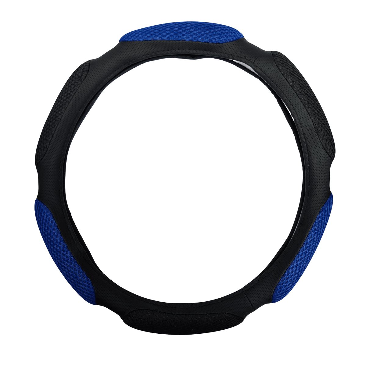 GENERICO - Forro De Timon Elegante Diseño Acolchado Antiestrés Azul