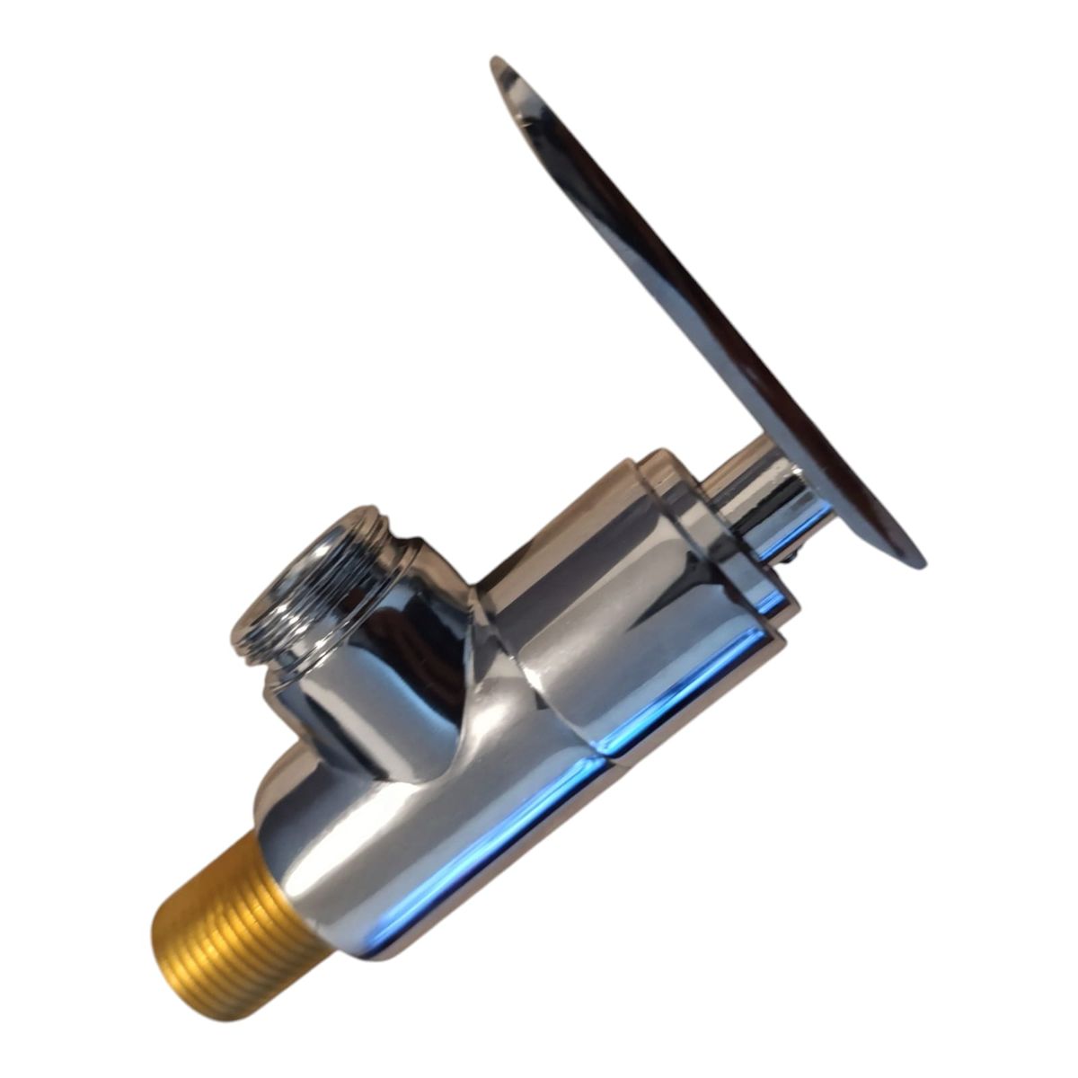 APACHE - Grifo Llave Pared agua fría Bronce Cromado Manguera flexible NEGRO MATE