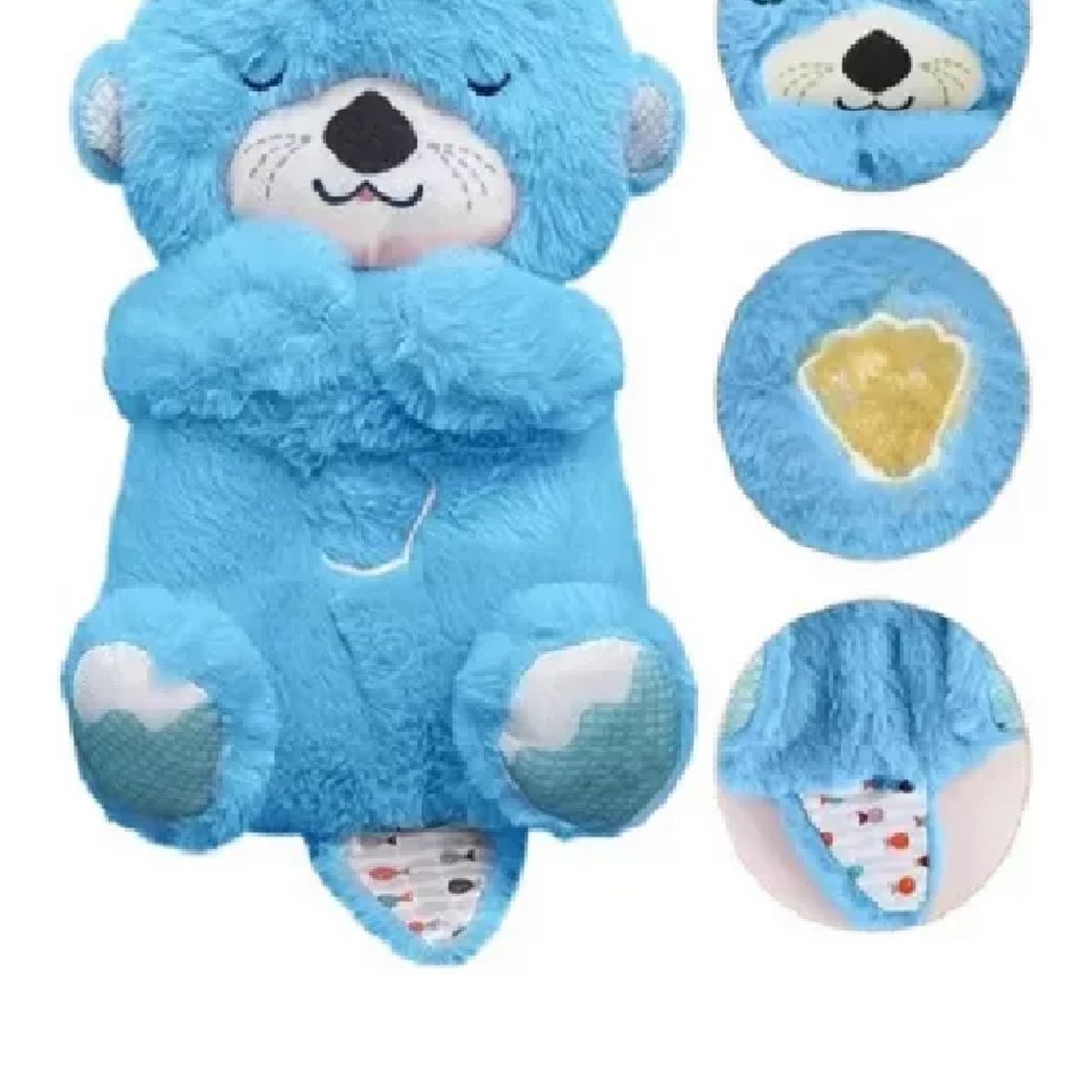 GENERICO - PELUCHE SENSORIAL MUSICAL QUE RESPIRA  CON LUZ PARA NIÑOS