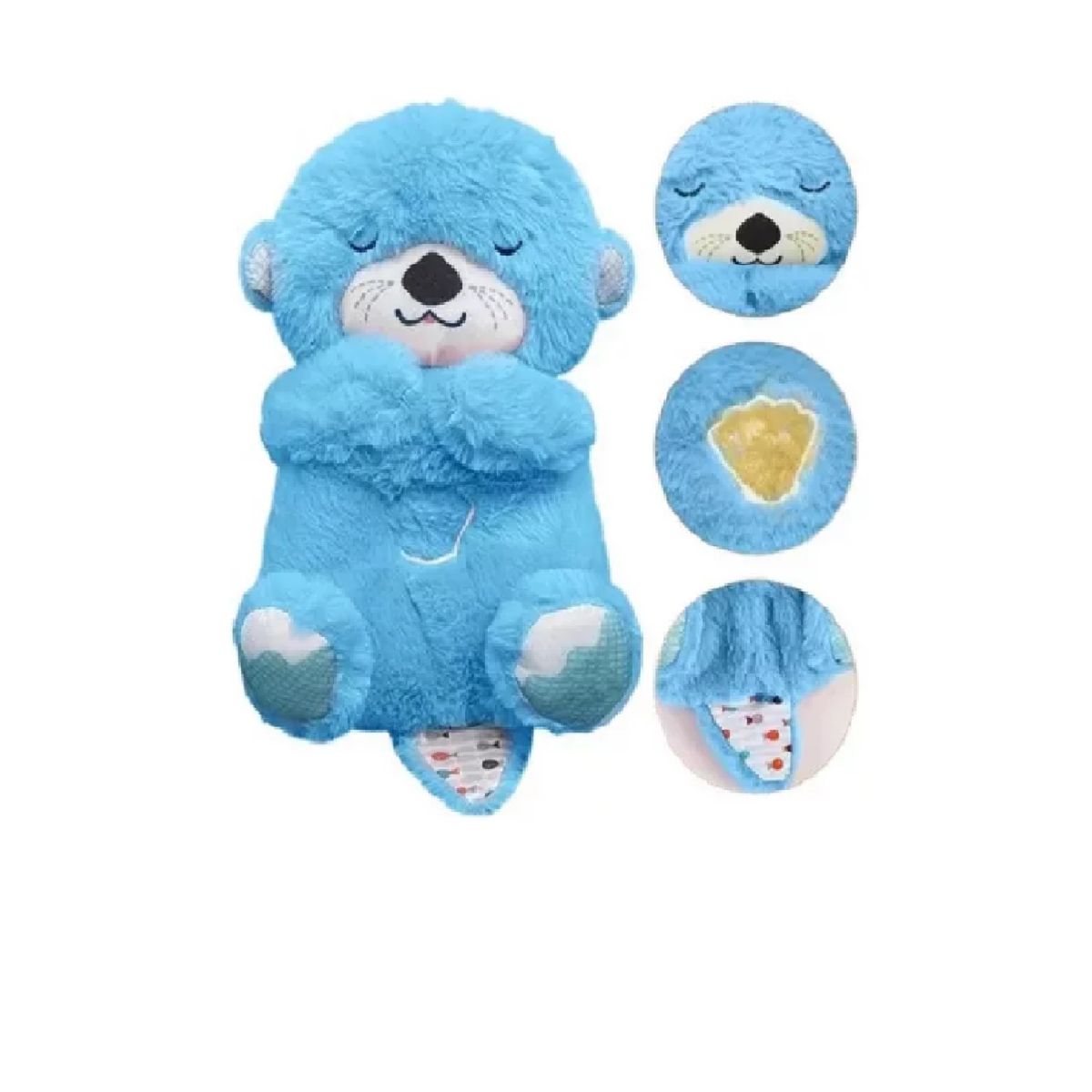 GENERICO - PELUCHE SENSORIAL MUSICAL QUE RESPIRA  CON LUZ PARA NIÑOS