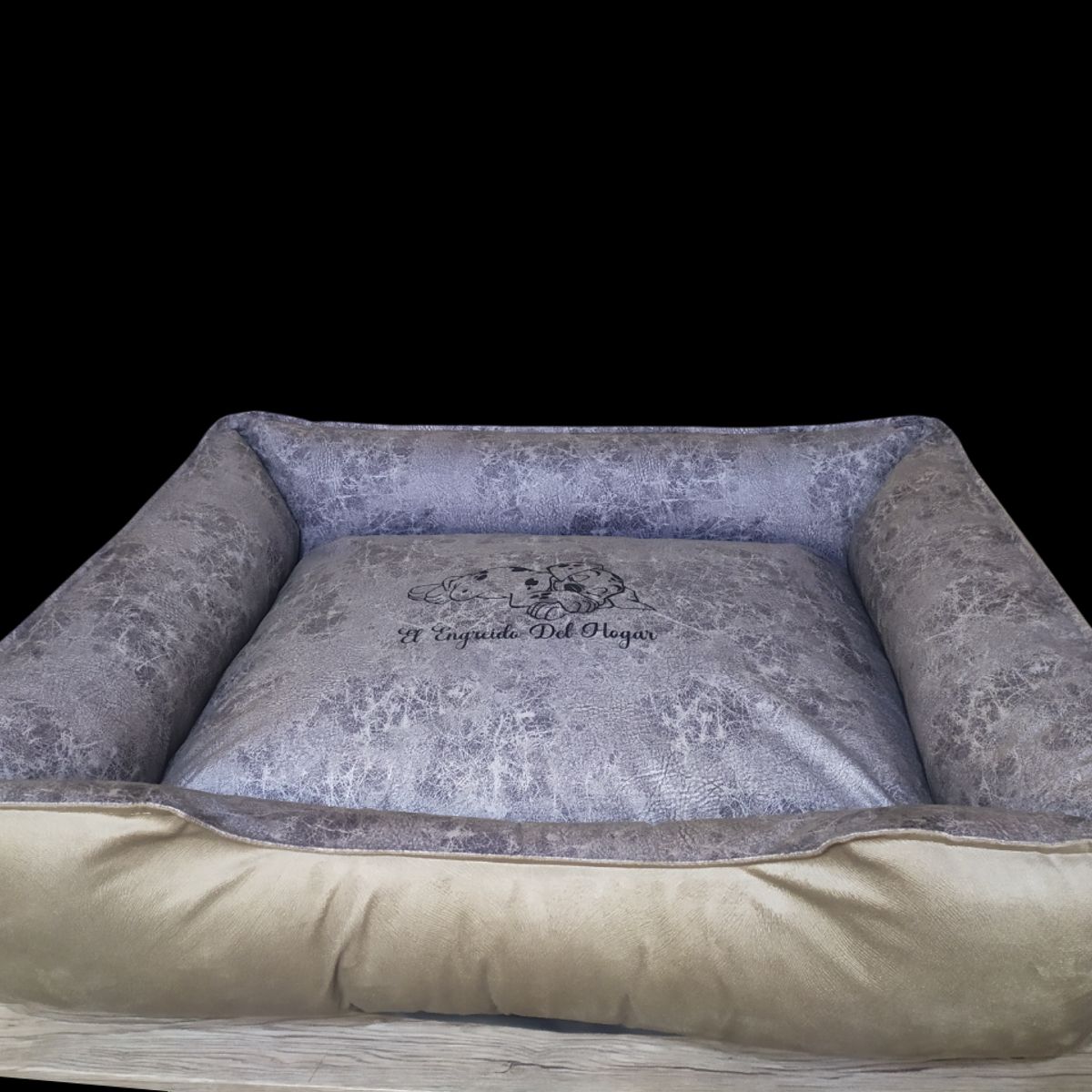 GENERICO - Cama para mascota Talla XXL - Beige Claro y Gris Claro