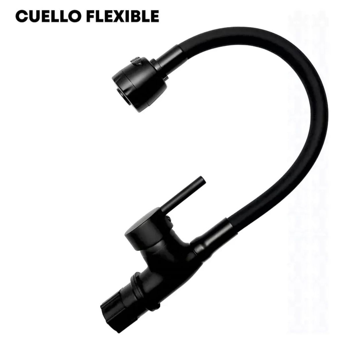 GENERICO - Grifo Mezcladora Monomando Cocina Mueble bronce pesado Cuello Flexible