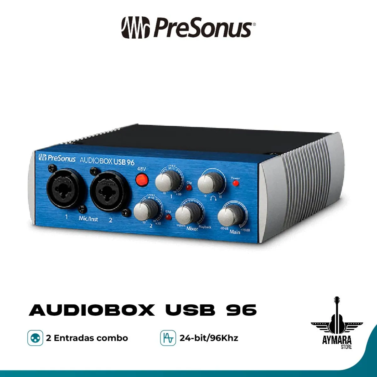 PRESONUS - PreSonus Audiobox USB 96 Interfaz