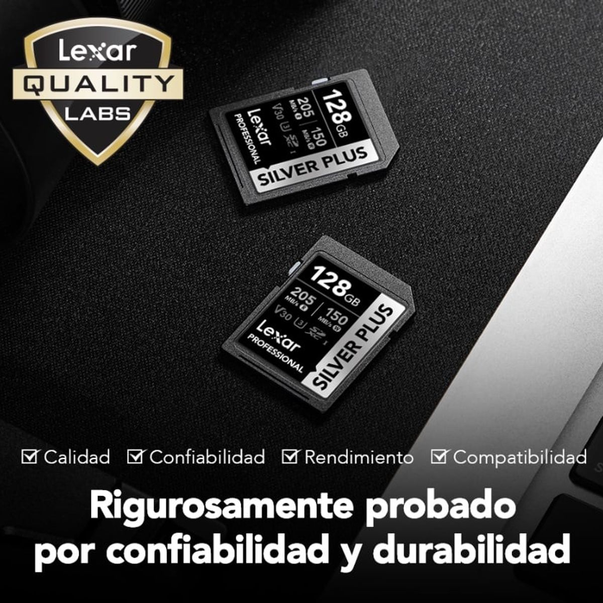 LEXAR - Memoria SD Profesional Lexar Sdxc Uhs-ii 128 gb V30
