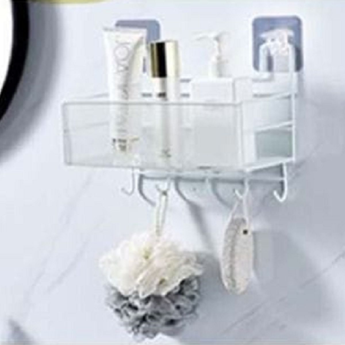 GENERICO - ESTANTE ORGANIZADOR COLGANTE DE BAÑO BLANCO