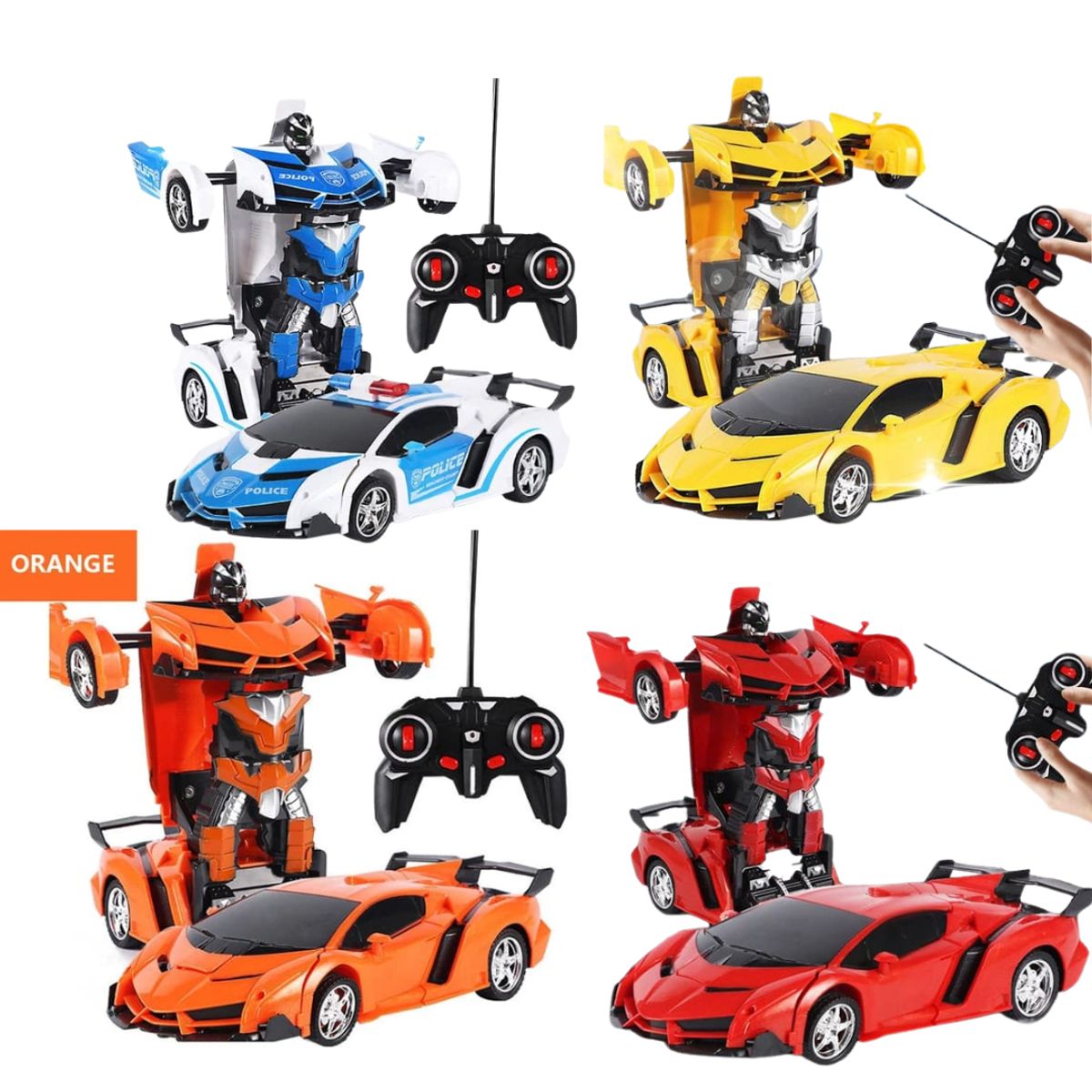 GENERICO - PACK 2 CARROS DE TRANSFORMACION