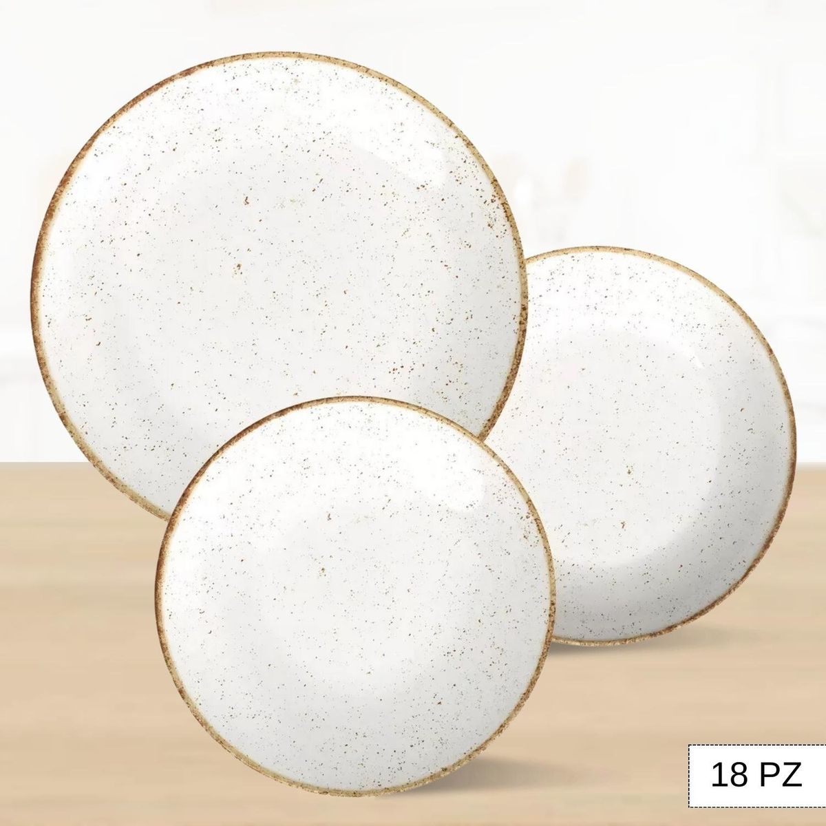 TRAMONTINA - Juego de Vajilla X18 Piezas Rustic Tramontina