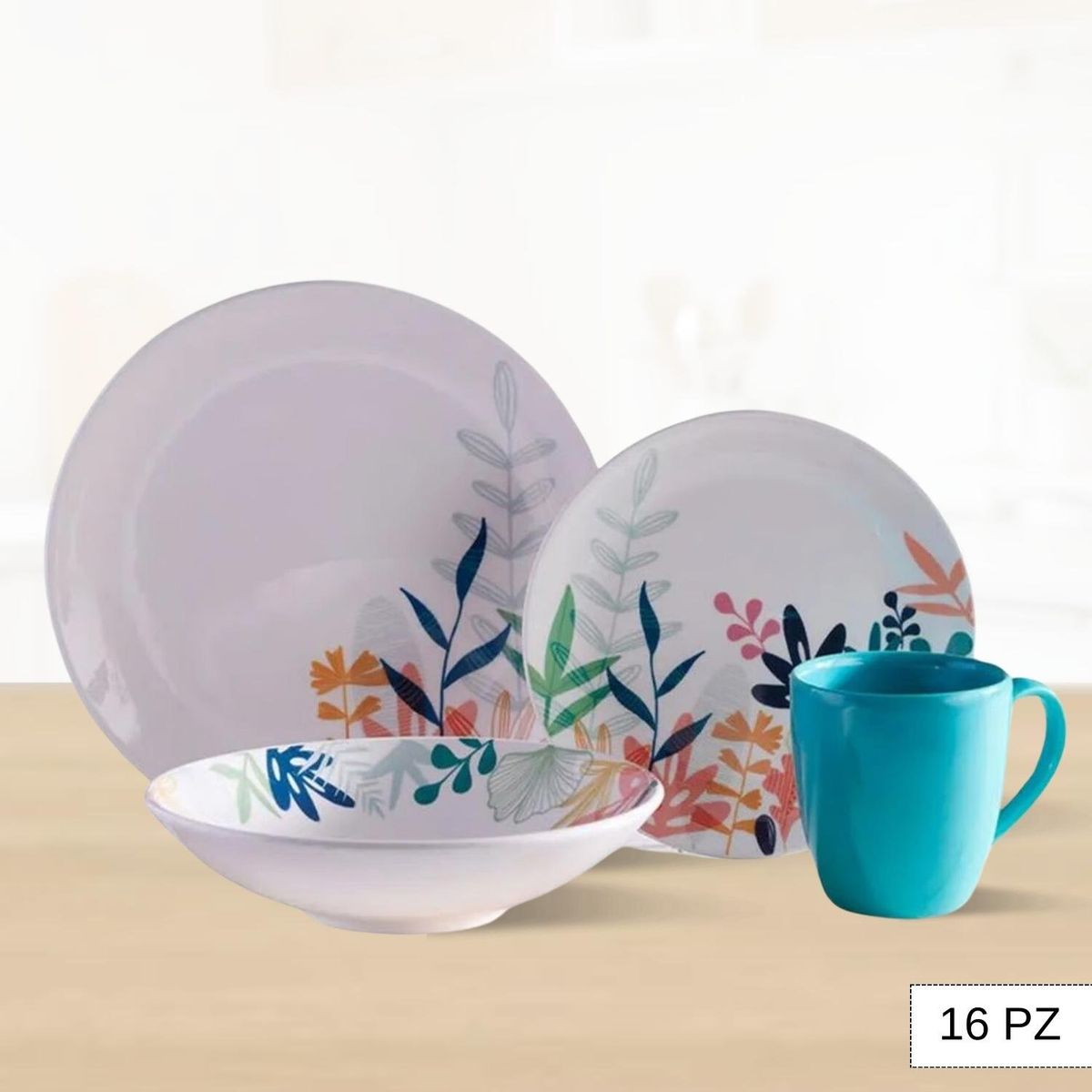 CORONA - Juego de Vajilla Anahi 16 Piezas Corona