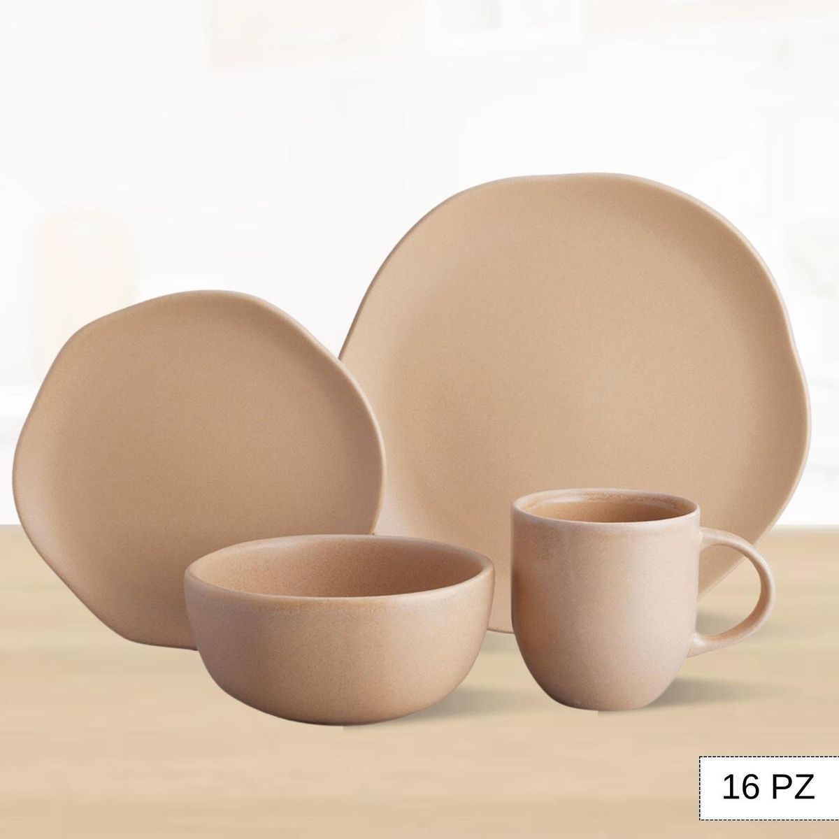 CORONA - Juego de Vajillas Areia 16 Piezas Corona