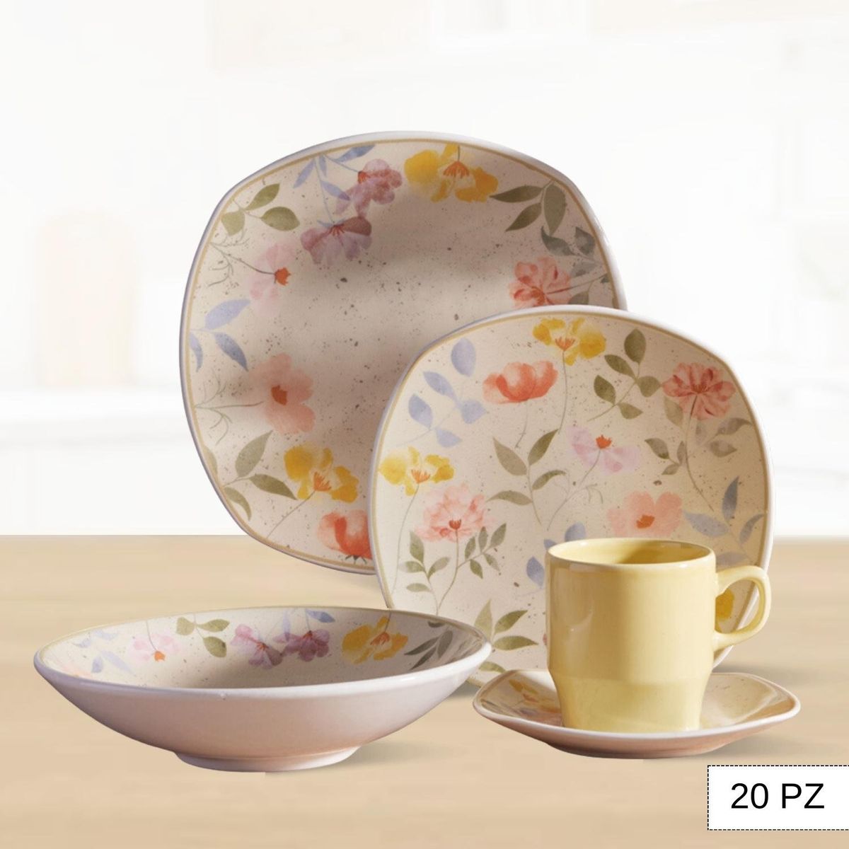 CORONA - Juego de Vajillas Alisa 20 Piezas Corona