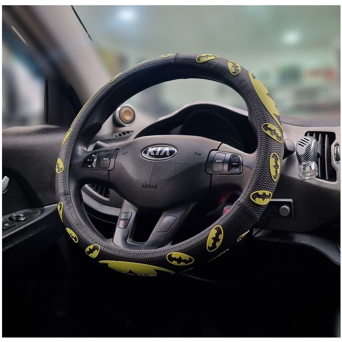 GENERICO - Funda De Volante BATMAN Diseño Exclusivo Premiun