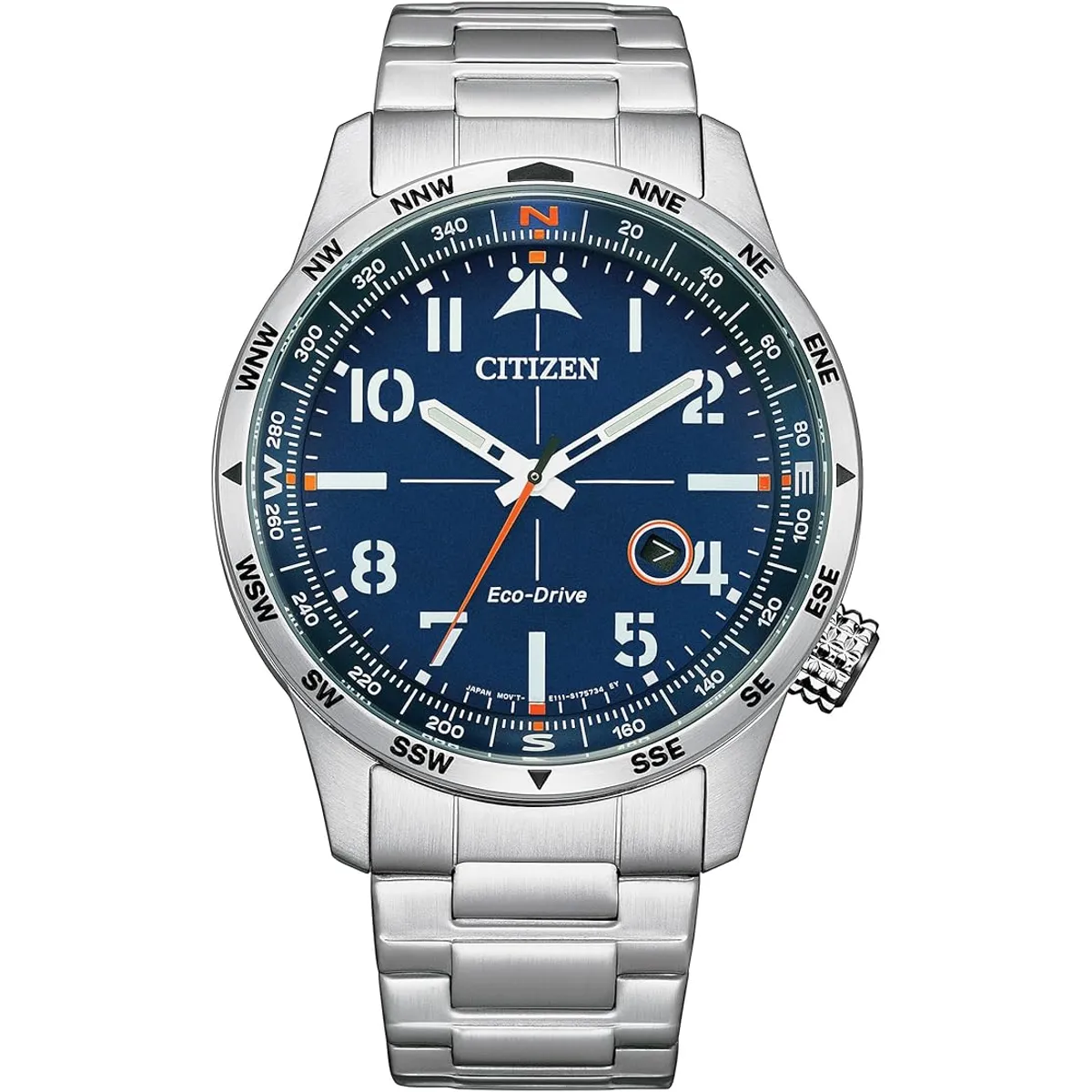 CITIZEN - Citizen Reloj Hombre 43mm Eco-Drive Sport IP Weekender BM7550-52L