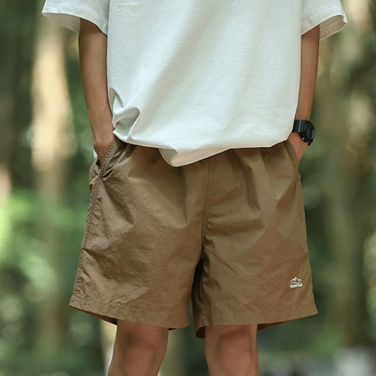 BLWOENS - Shorts Hombre - Beige