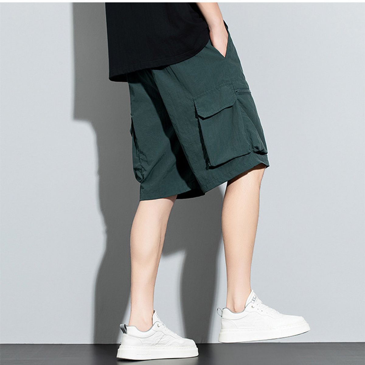 BLWOENS - Shorts Hombre - Verde
