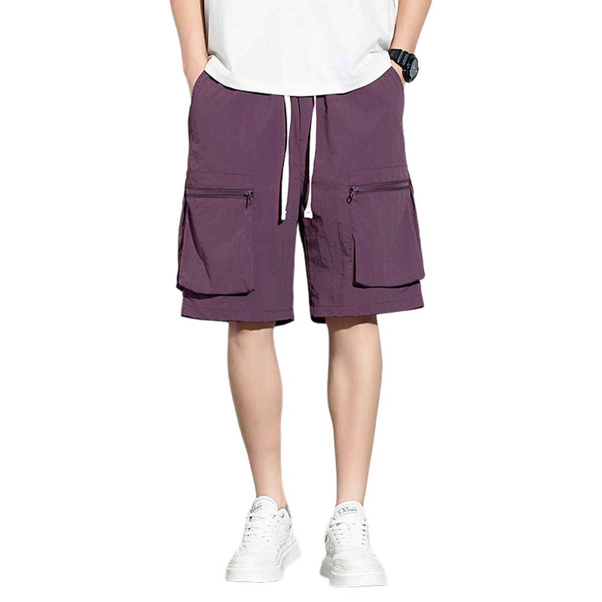 BLWOENS - Shorts Hombre - Morado
