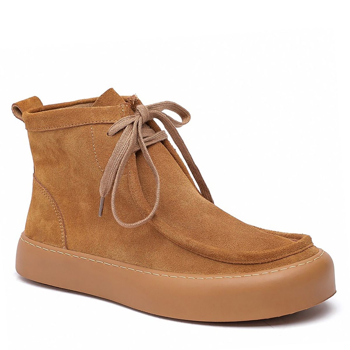 RINODERINA - Botines Casuales Cuero Zapatos Para Hombre Cosidos A Mano