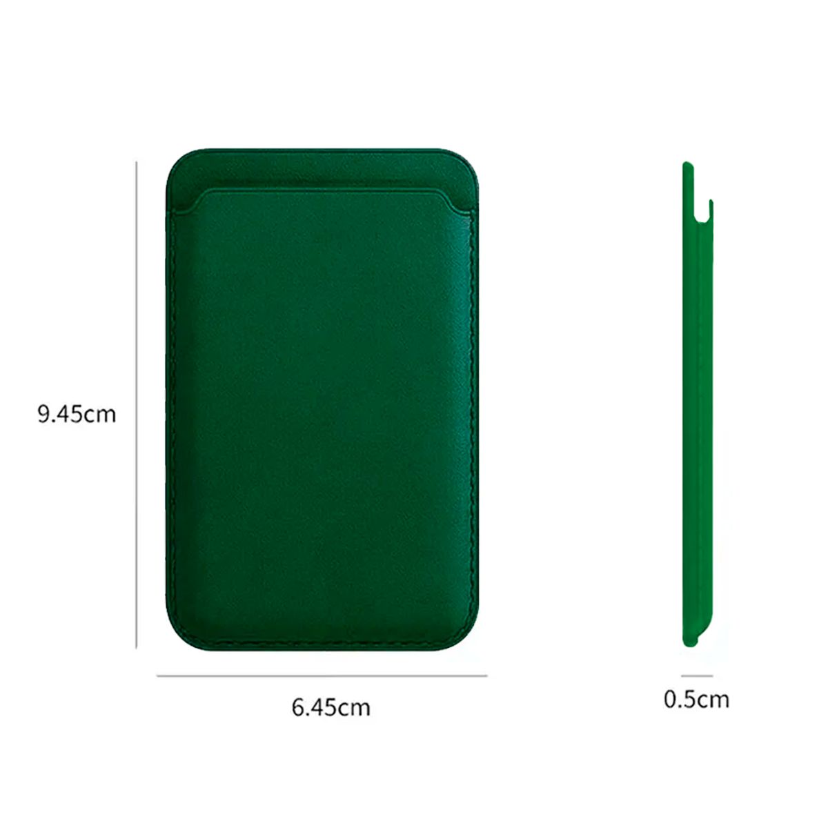 GENERICO - Tarjetero Magnético MagSafe para iPhone - Verde