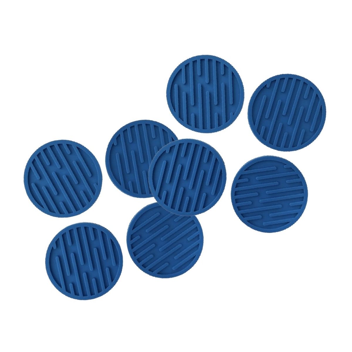 KIOXX - 2 Set de 4 Posavasos de Silicona KiOXX Azul