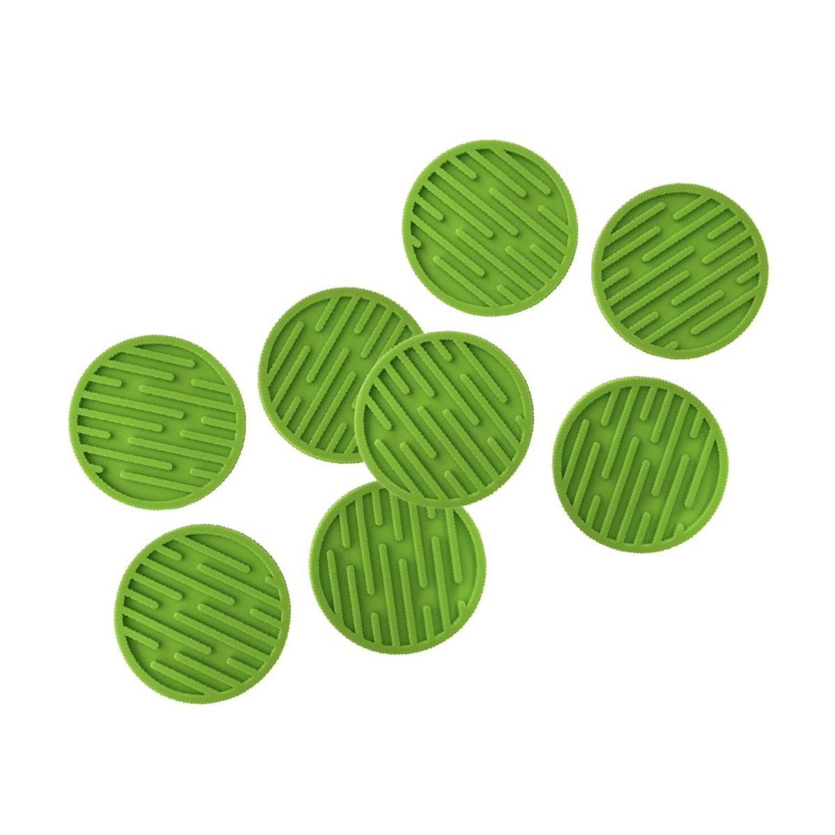 KIOXX - 2 Set de 4 Posavasos de Silicona KiOXX Verde