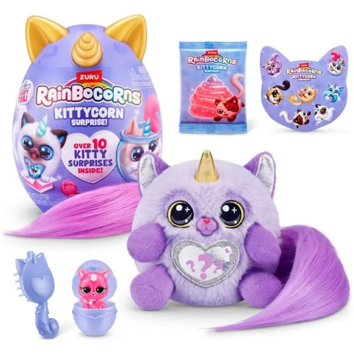 RAINBOCORN - Rainbocorns Peluche Gatito Pets Surtido